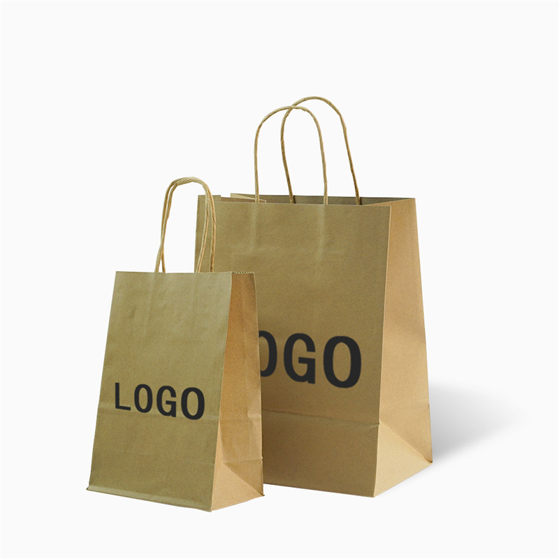Shopping paper bag take away paper bag (2)