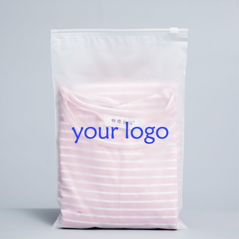 2022 Wholesale Custom Ziplock Biodegradable Bags Clothes Packaging Bag  Frosted Zipper Plastic Bags - China Biodegradable Bag and Clothing Bags  price